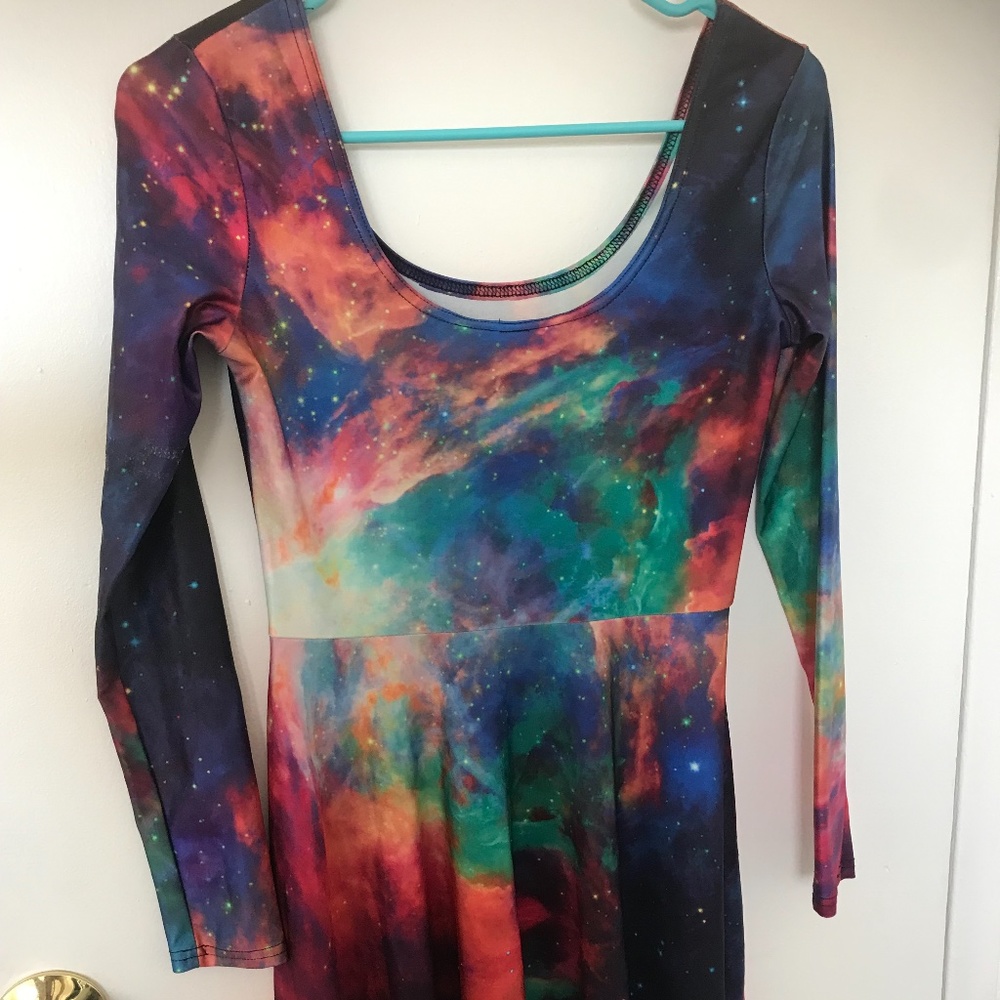 Galaxy print dress